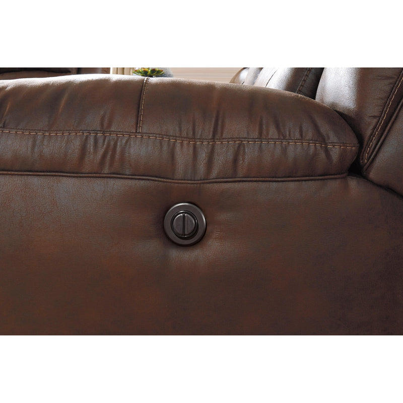 Signature Design by Ashley Stoneland Power Reclining Leather Look Sofa 3990487C IMAGE 5